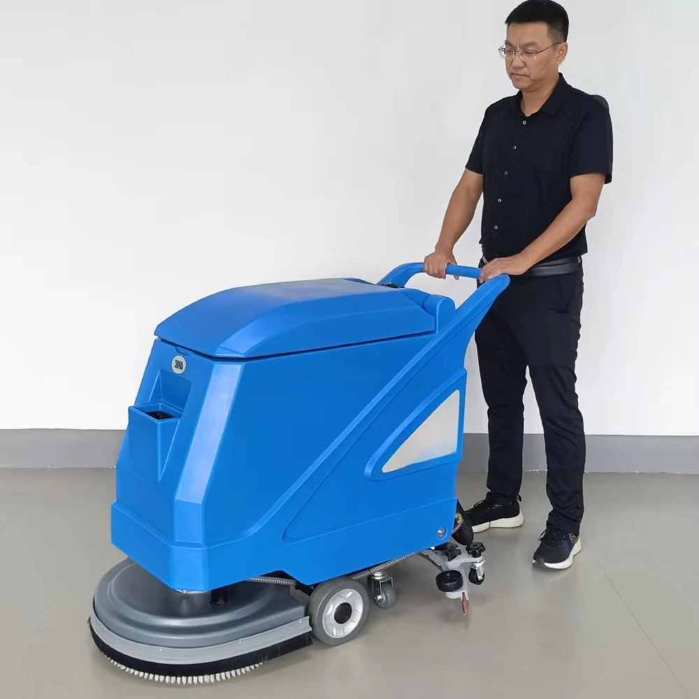 Quality Assurance Best Rechargeable Industrial Floor Scrubber  Scrubber Factory Wholesale Floor Washing Machine Floor Scrubber