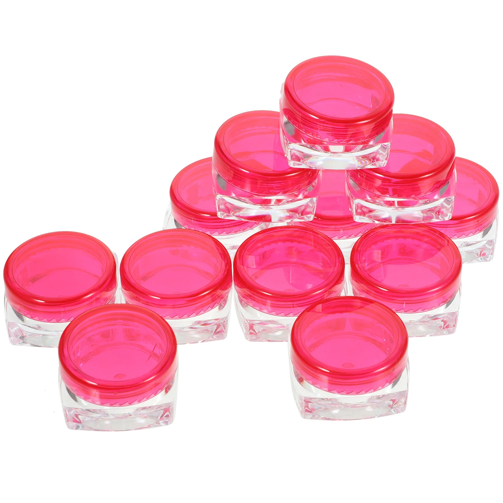 

12 Pcs Bottle Makeup Cute Lip Gloss Tubes Cups Small Containers with Lids Tins Cream Sample