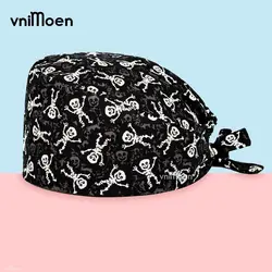 wholesale the man medical hat nurse women hats Pet clinic work cap nursing cap Beauty salon Clean protection cap skull cap