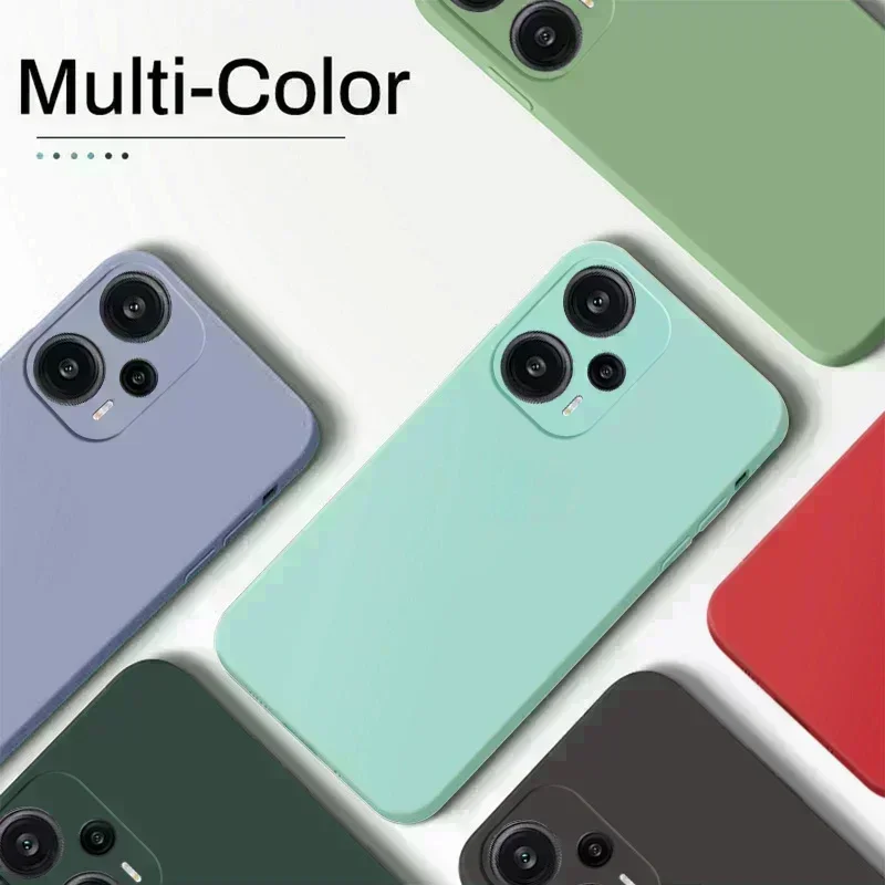 Poco F5 PocoF5 Pro Case Original Soft Liquid Silicone Camera Protection Shockproof Cover For Xiaomi Poco F5 F 5 PocoF5 Pro F5Pro