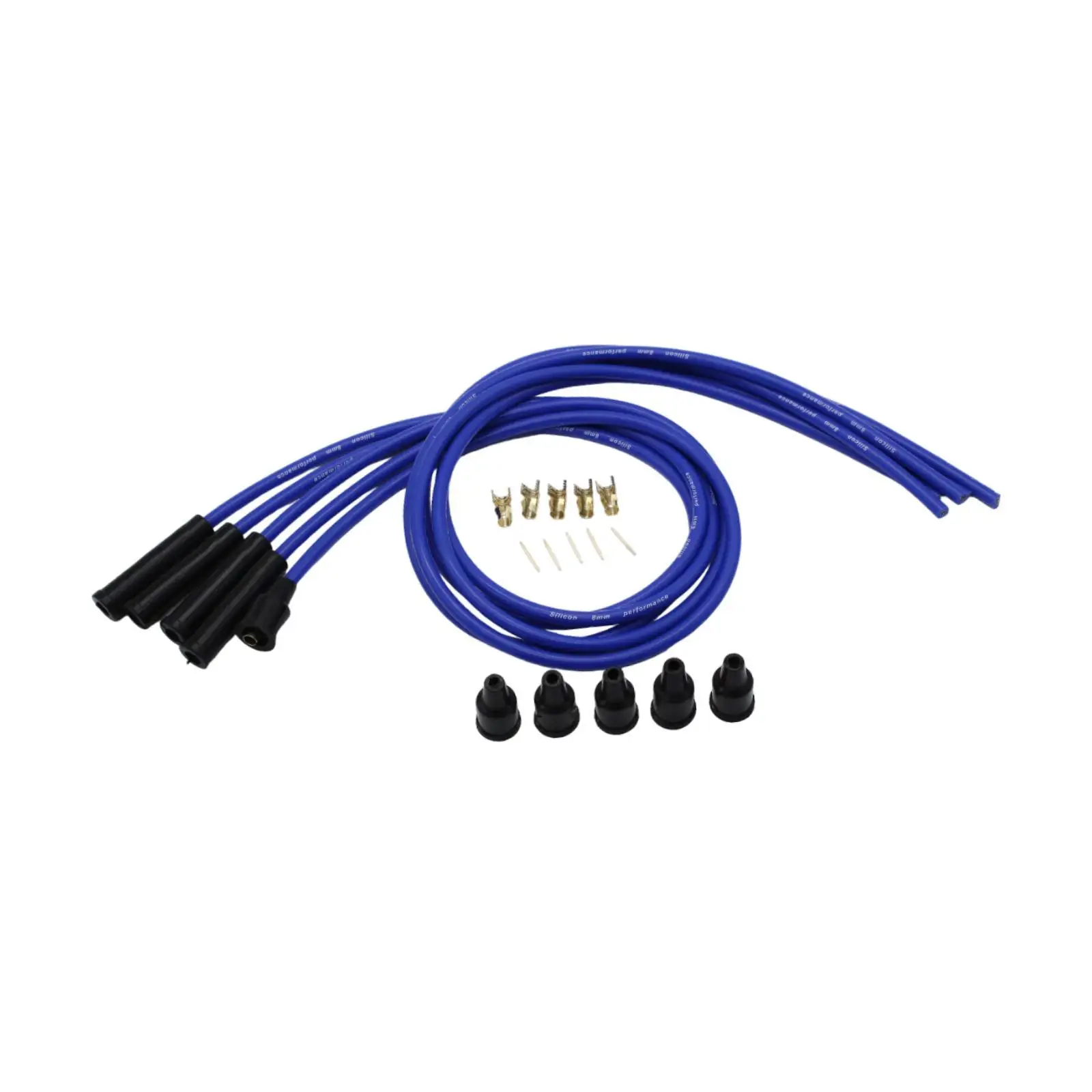 

Комплект синих силиконовых проводов для свечей зажигания: высококачественные кабели зажигания для ремонта классических 4-цилиндровых автомобилей