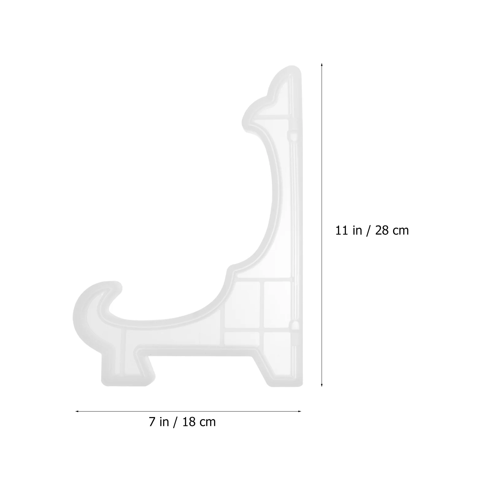 Molde de epoxi de cristal para manualidades, estante de almacenamiento de silicona blanco, molde para exhibición de joyería, herramienta de fabricación DIY, moldes de silicona, 2 uds.