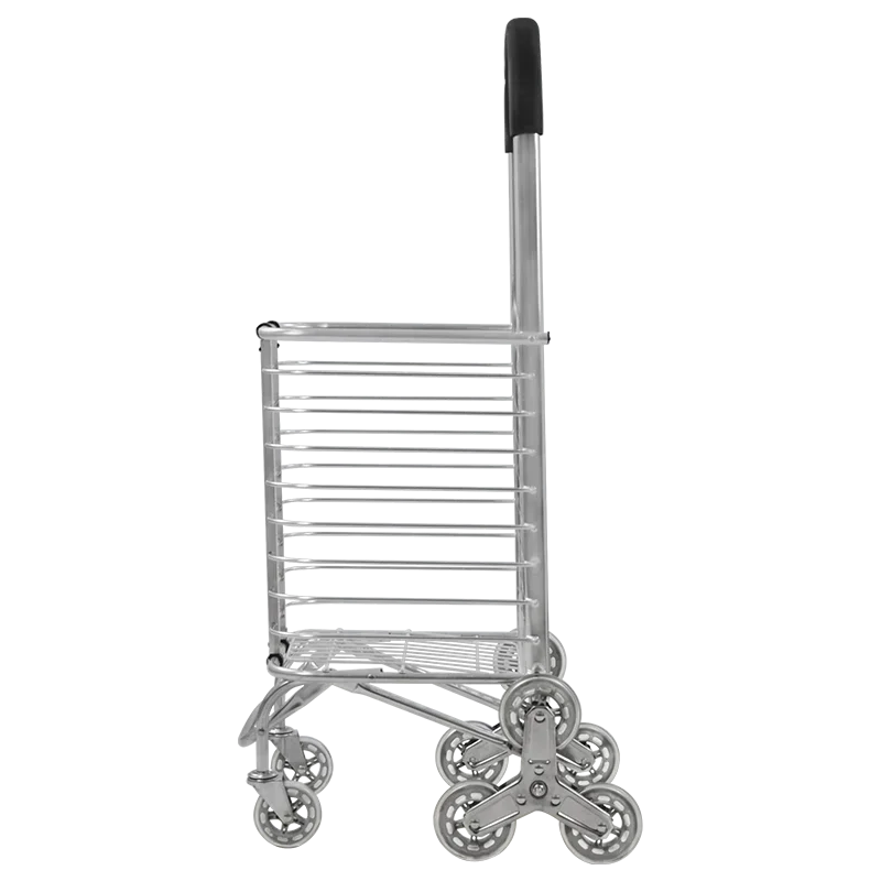 Nieuwe 50Kg Zware Shopping Trolley Karren Vouwen Trolley Met Zes Wielen Gemakkelijker Trap Klimmen FST50-6S