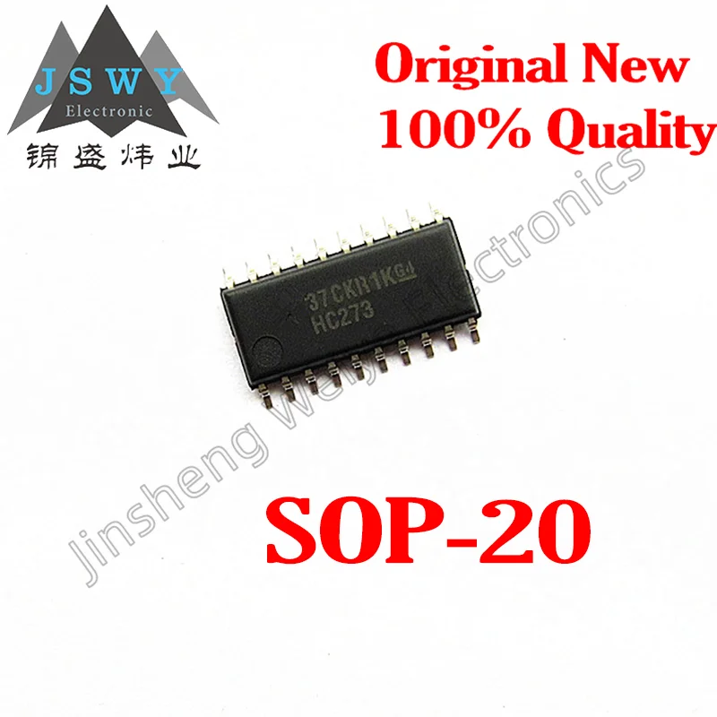 

(10/50PCS) SN74HC273NSR SN74HC273 SOP-20 Brand new original non-inverting octal D-type flip-flop logic chip spot electronic