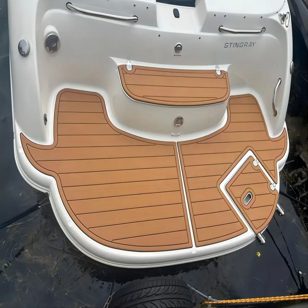 2005 Stingray 250 LR Swim Platform Step Pad Boat EVA Foam Teak Deck Floor Mat SeaDek MarineMat Gatorstep Style Self Adhesive ZA