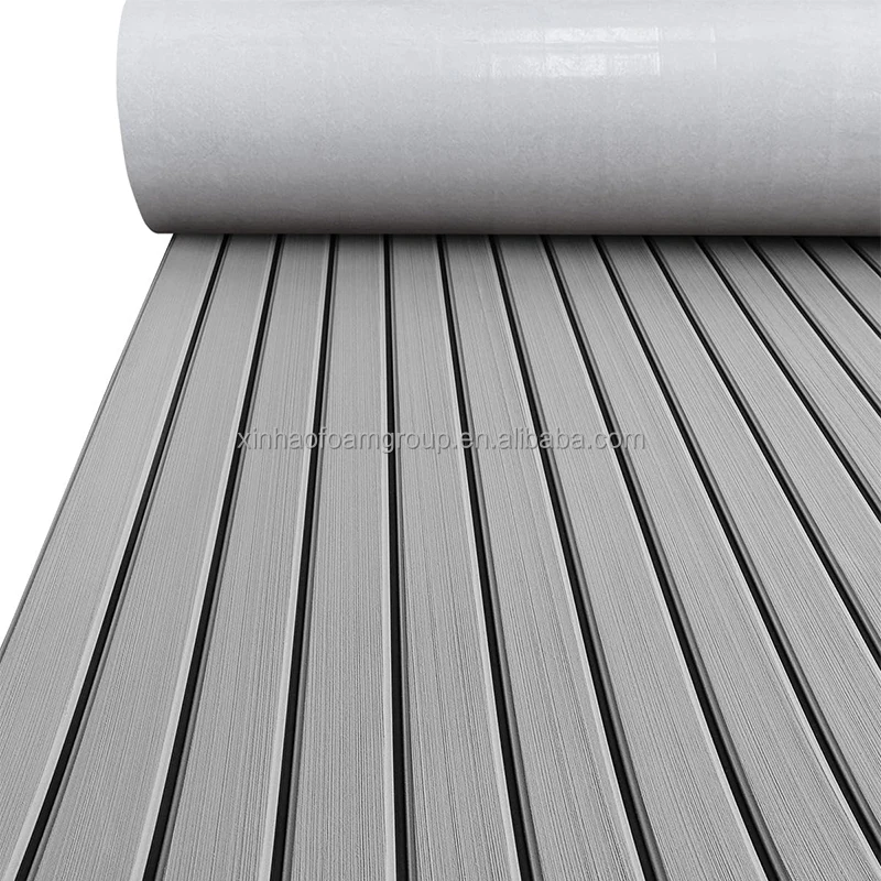 STLL Custom Sea Deck Boat Floor Mat Eva Foam Mat Non-slip Self-adhesive Teak Deck Mat for Yacht RV Jet Ski Accessories