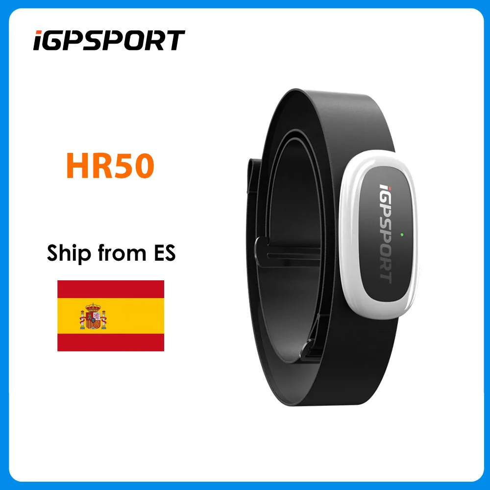 Cardiofrequenzimetro iGPSPORT HR50 con fascia toracica per fitness, corsa, sport, palestra e ciclismo