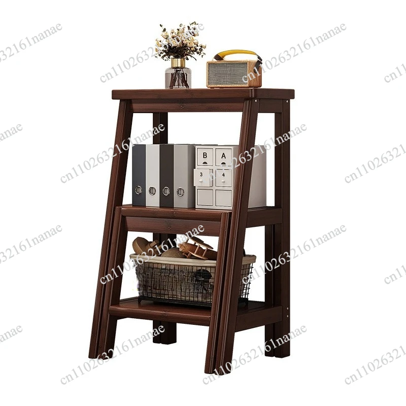 Multifunctional ladder Household folding telescopic ladder Stool dual-purpose thickened herringbone ladder Indoor