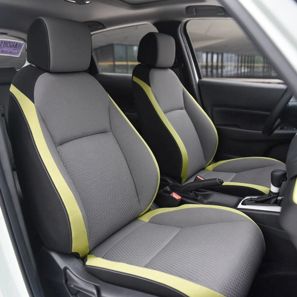 For Honda Jazz Fit 2020 2021 2022 2023 Custom Fitted Faux Leather Car Seat Covers Set for 2 Front Seats Protector Accessories