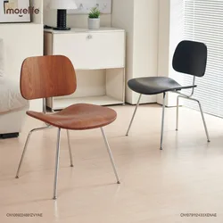 Sillas de comedor de estilo nórdico para el hogar, sillón con respaldo ligero de lujo, moderno, minimalista, diseñador creativo, muebles de sala de estar, K01