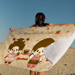 M-MonchhichiS Towel Microfiber Beach Towel Absorbent Quick dry Soft Yoga Swimming Resort Mountain Climbing Towel