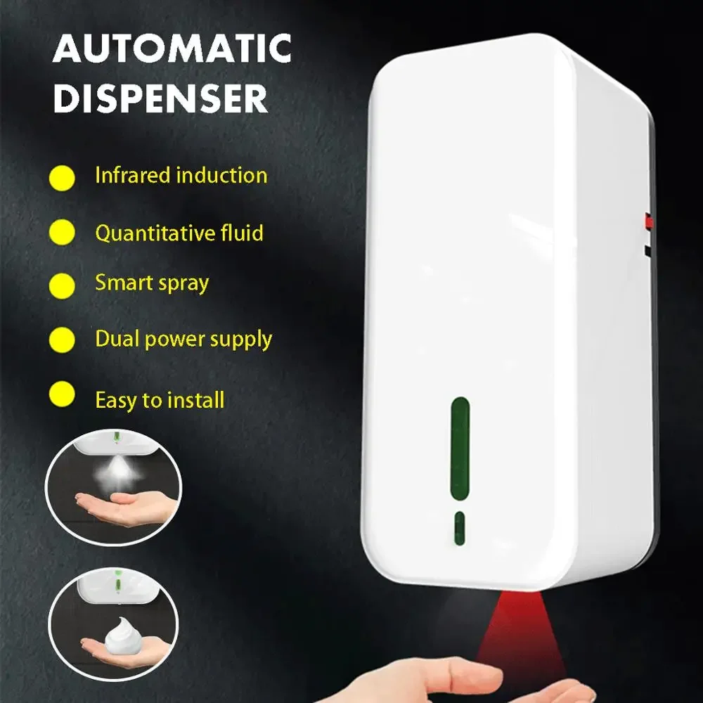 

Automatic Infrared Sensor Touchless Foam/Spray Liquid Soap Dispenser 1500ML