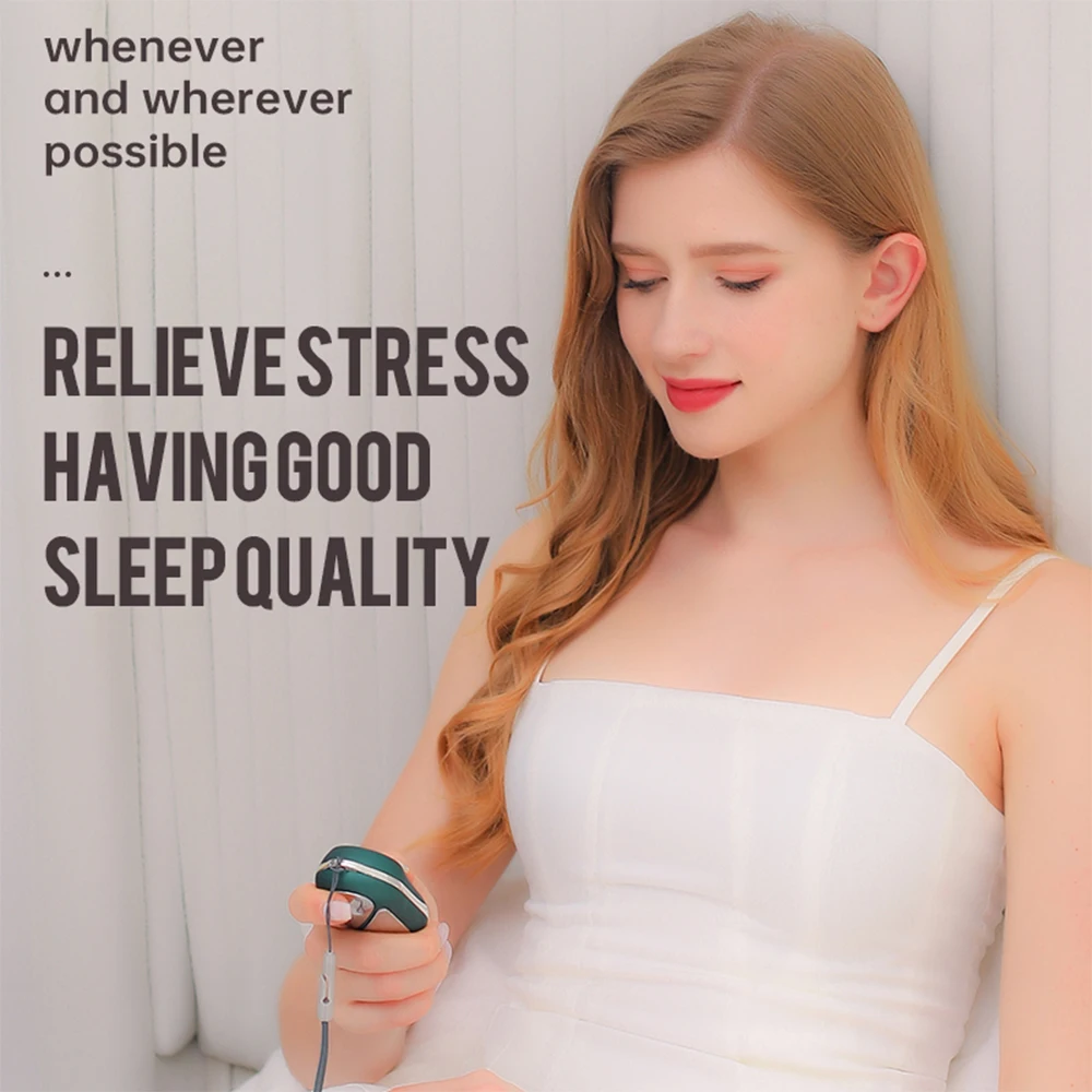 Music Soothing Sleep Device Sleep Aids 9 Modes Handheld Hypnosis Relieve Anxiety Stress Insomnia Fall Asleep Fast Instrument