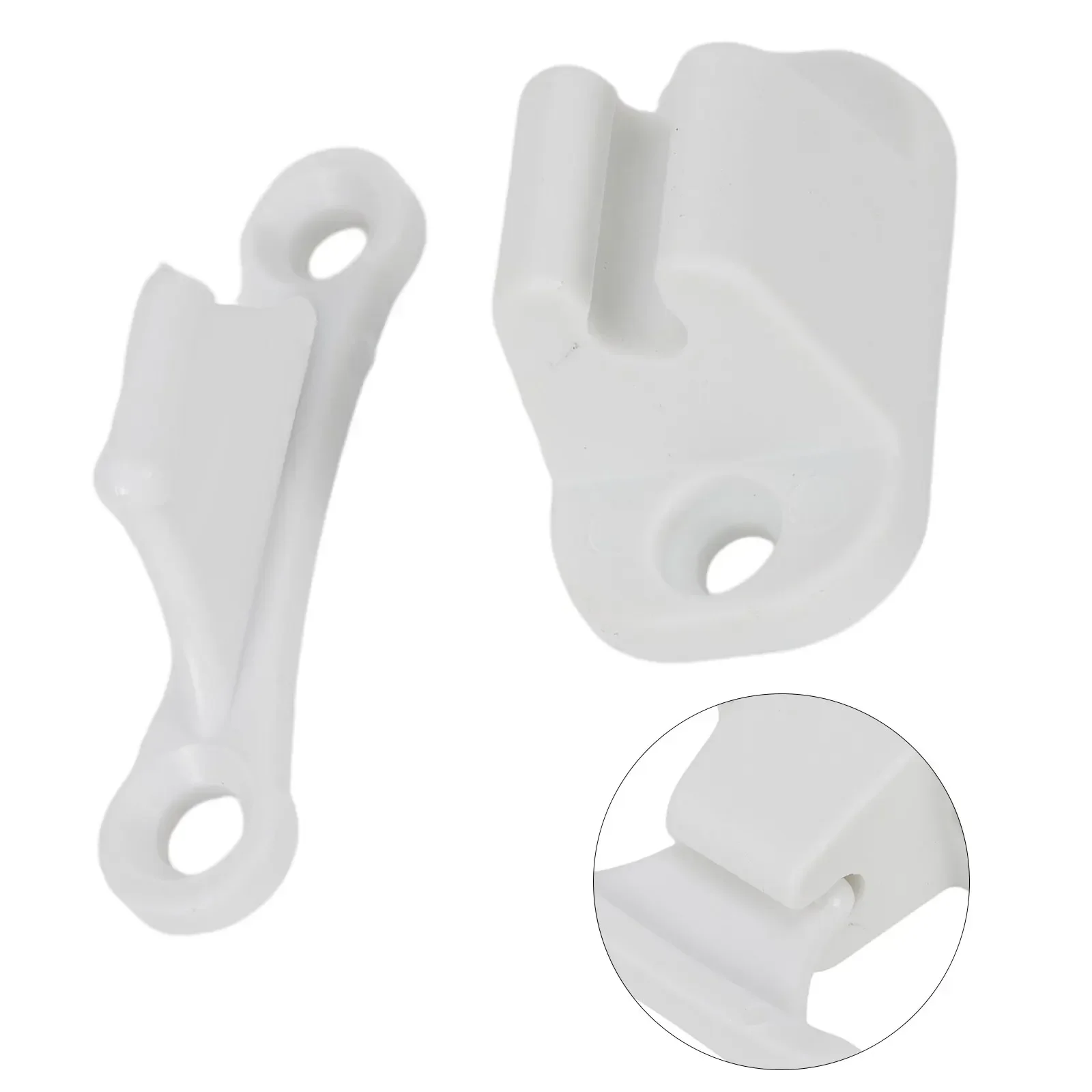 

1* Catch Door Retainer Catch Caravan For ABI For Award For Elddis Holder Main Door Catch Retainer Plastic White