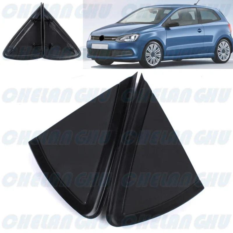 

For VW Polo Hatchback 2010 2011 2012 2013 2014 2015 2016 2017 2018 2019 2020 2021 2022 1 Pair Rear Mirror Triangle Trim