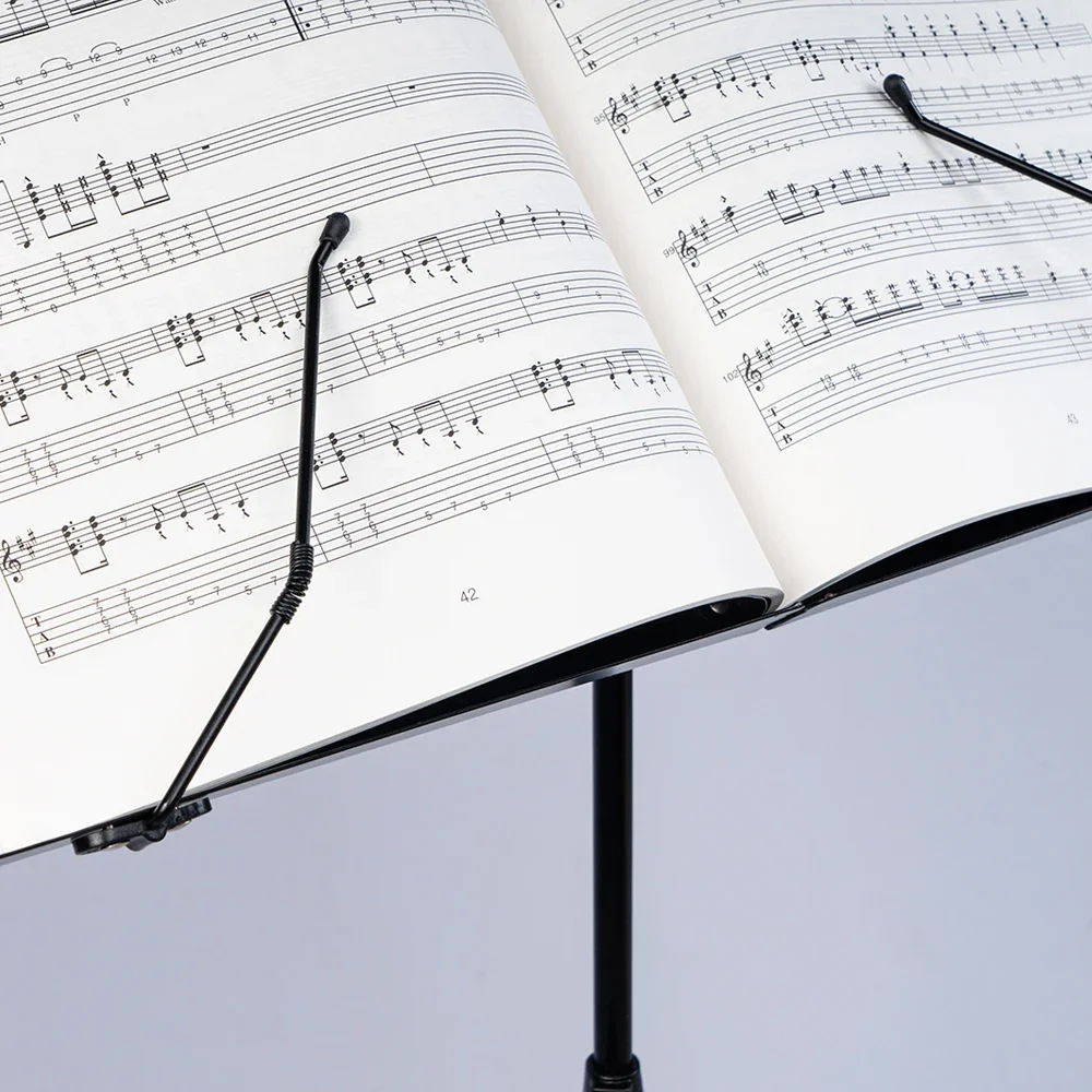 Folding Music Sheet Stand Portable Aluminum Alloy Tripod Music Stands Holder Height Adjustable with Carrying Bag