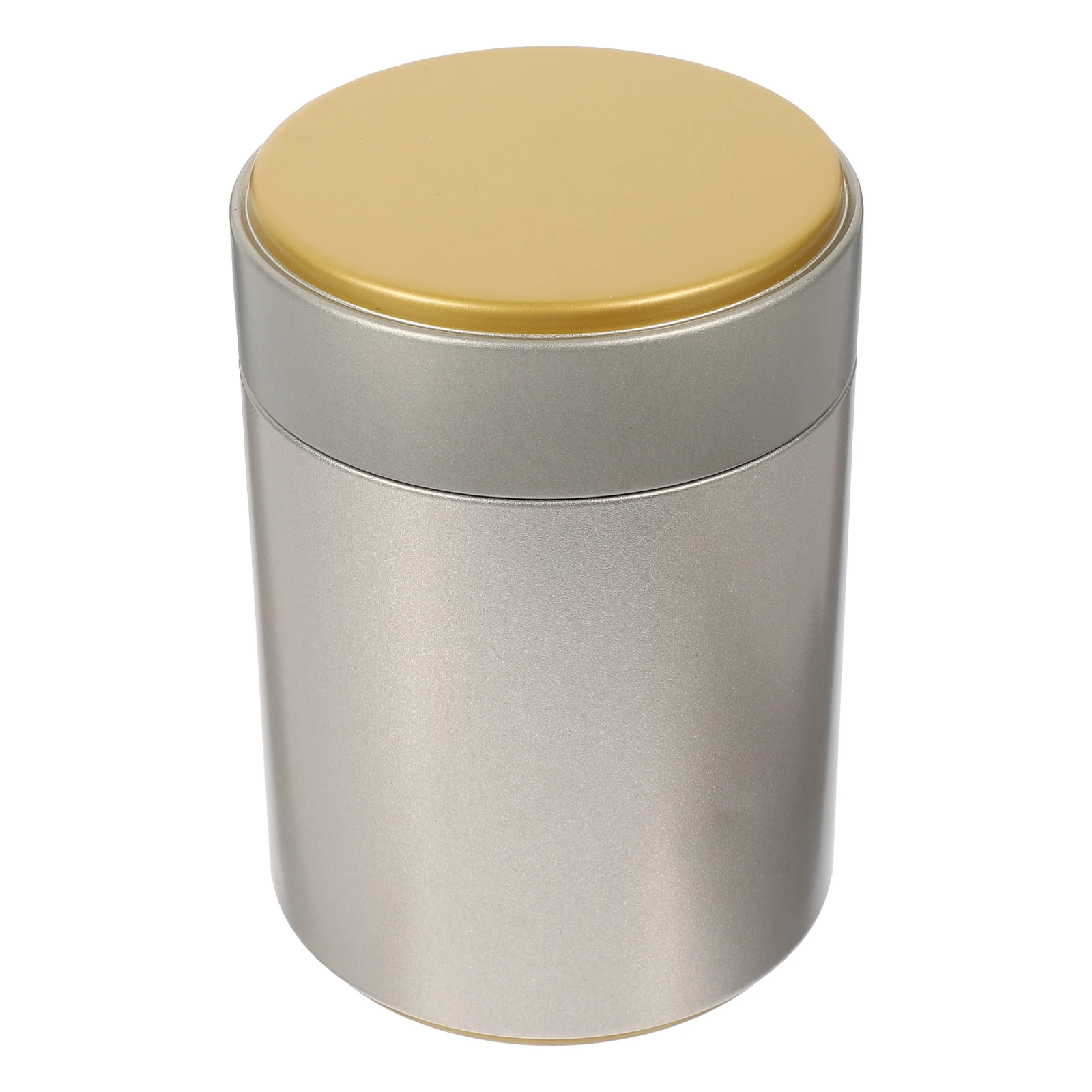 

Tea Jar Gift Box Airtight Lid Metal Canister Storage Container Loose Leaf Holder Coffee Beans Sugar Pcs Household