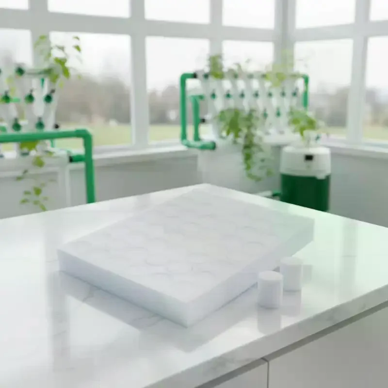 50Pcs Polyurethane Hydroponic Sponge - Soilless Growing Media for Vegetable Planting, Garden Cultivation Sponge Cubes