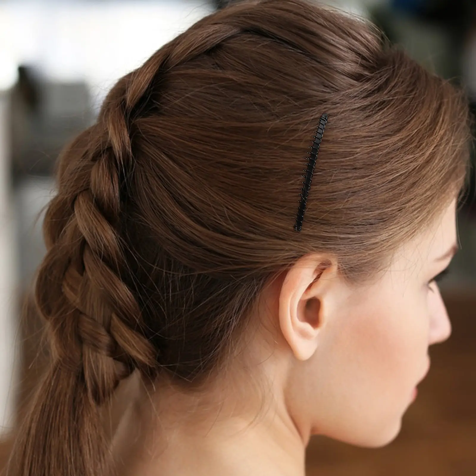 

5pcs U Shape Hair Finishing Fixer Comb Invisible Insert Styling Tool For Women Girls Lightweight Secure Hold No Updo