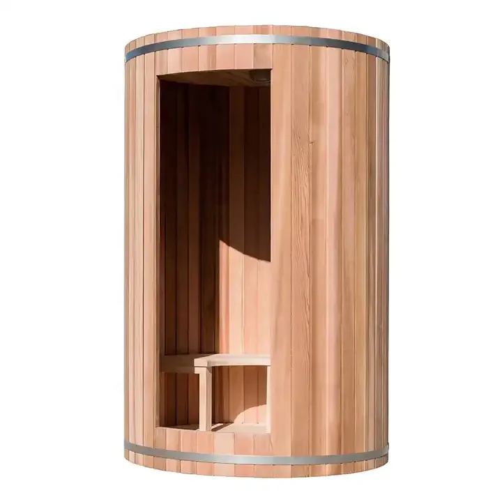 Different Types Of Outdoor Garden Solid Wood Steam Sauna Portable 2 Person Sauna