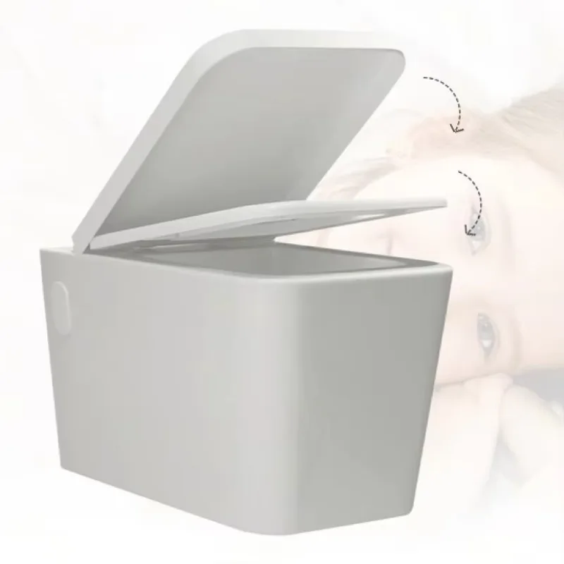 

Rectangle white ceramic wall-mounted toilet simple style toilet wall-mounted