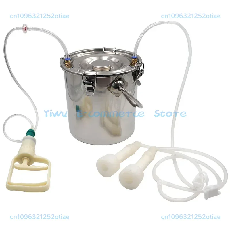 

Stainless Steel Manual Cow Sheep Milk Taking Machine Single Cow Portable Milking Machine