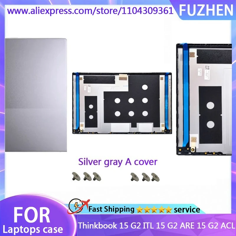 New For Thinkbook 15 G2 ITL 15 G2 ARE 15 G2 ACL LCD Rear Cover/Front Panel/Palm Pad/Bottom Cover/hinges Silver Grey
