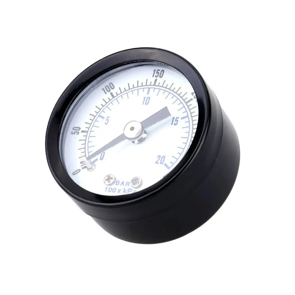 0-20bar 0-300psi Mini Pressure Gauge Manometer Air Compressor Pneumatic Hydraulic Fluid Pressure Meter Tester