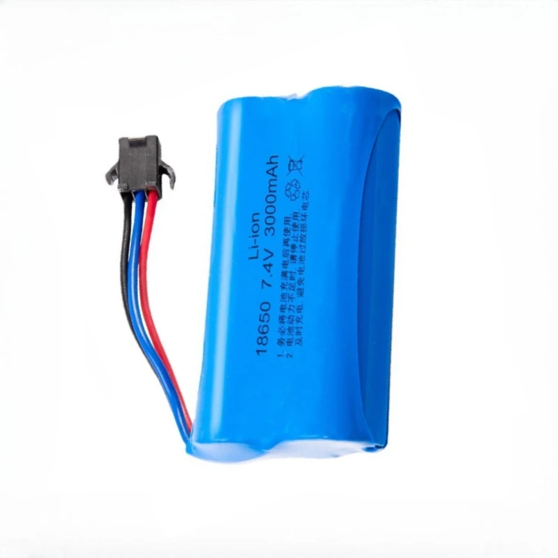 جديد جودة عالية 7.4 فولت 3000 مللي أمبير بطارية ليثيوم أيون SM-3P التوصيل لمشاهدة إيماءة الاستشعار الملتوية RC حيلة سيارة 18650 7.4 فولت أجزاء البطارية