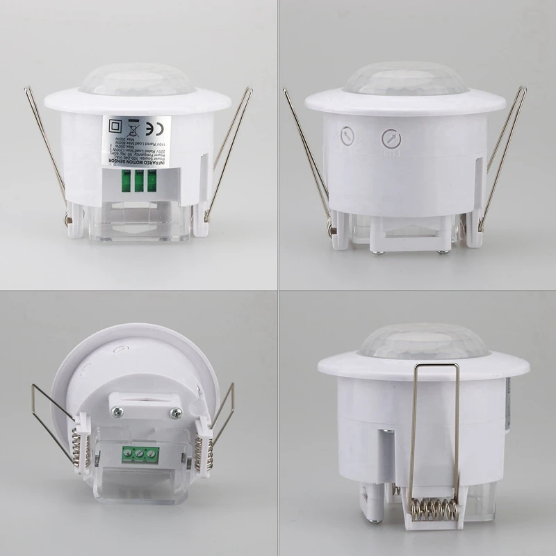 Promotion! 6X Ceiling Recessed PIR Motion Sensor Infrared Adjustable Detector For Corridor Warehouse Stairs Porch Lamp Switch