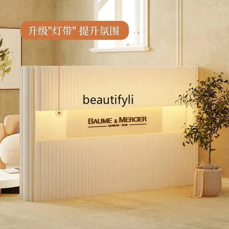 قسم الشاشة الورقية المنقولة وهمية الجدار شعار مخصص مكتب التقسيم مقسم المجلس 1 غرفة إلى 2 غرفة