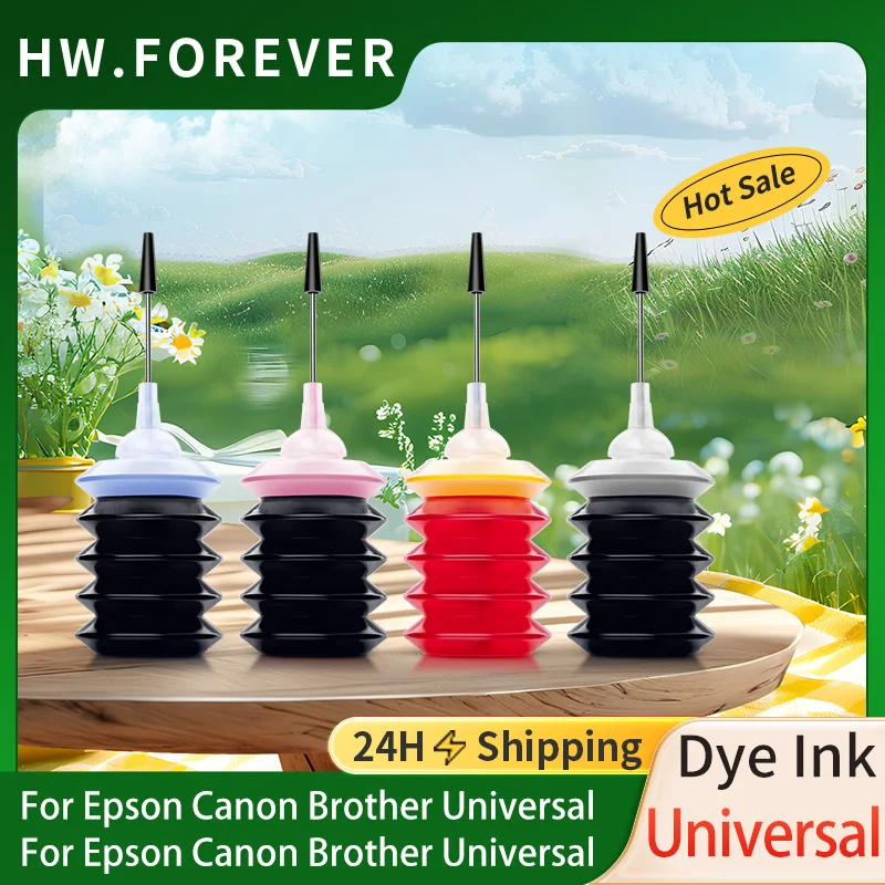 

Universal Dye Ink Refill Ink Kit For HP For Brother For Canon For Epson 30ML All Inkjet Printer Vivid Color Refill Ink Kit
