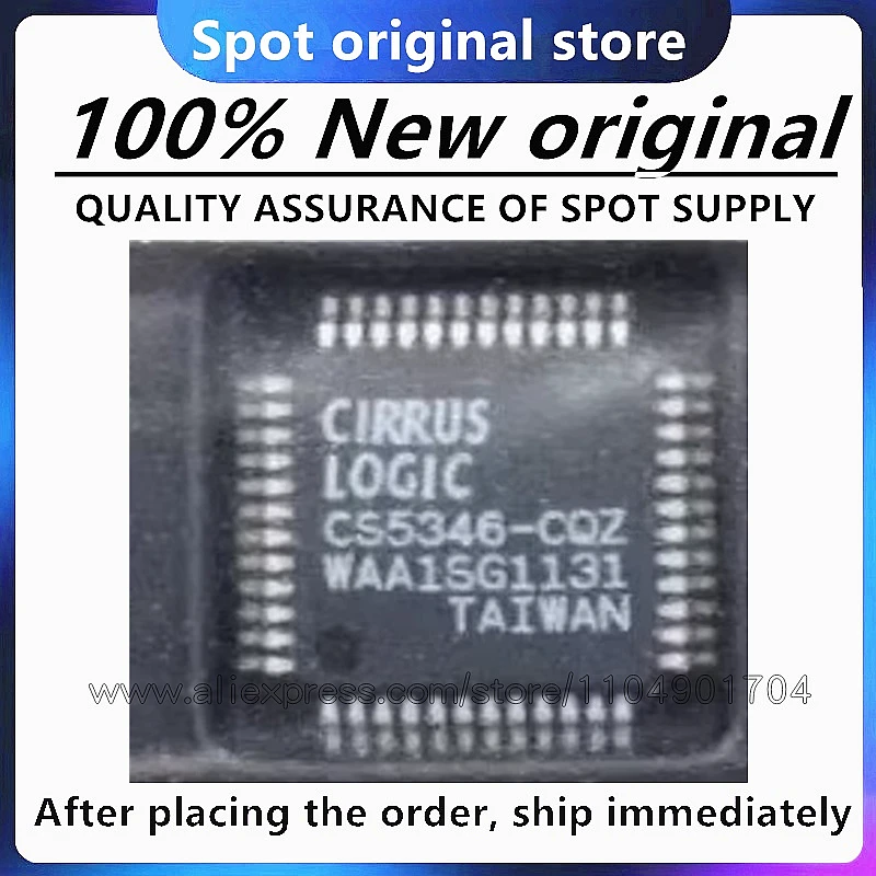 In stock 1~10PCS/LOT CS5346-CQZ CS5346 5346 QFP48 Ships Fast 100% New original