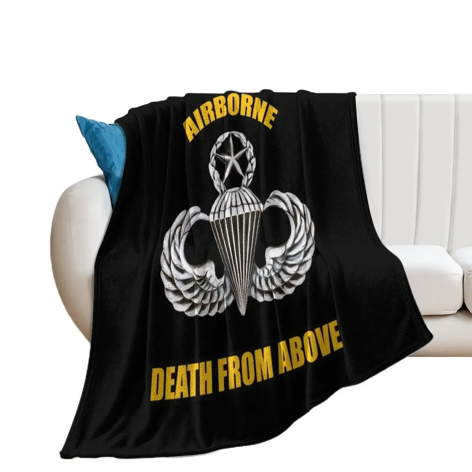 Airborne Death from Above Throw Blanket Tourist For Baby Stuffeds Sofa Blankets