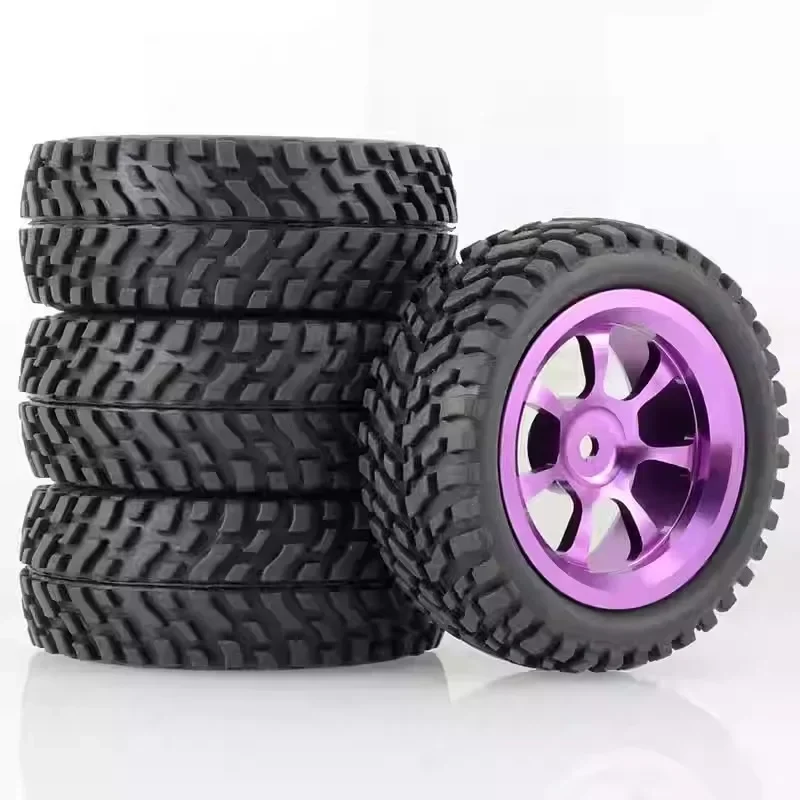 75mm Off Road Buggy Tires Wheel 12mm Hex Hubs for Wltoys 144001 1/12 1/14 1/10 Scx10 Trxs Trx-4 Tamiya RC Car