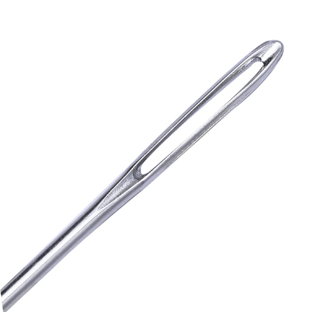 

18pcs Big Eye Needle Sewing Blunt Cross Stitch Embroidery Large-eye Pointed Needles Anti-rust Crafting Projects