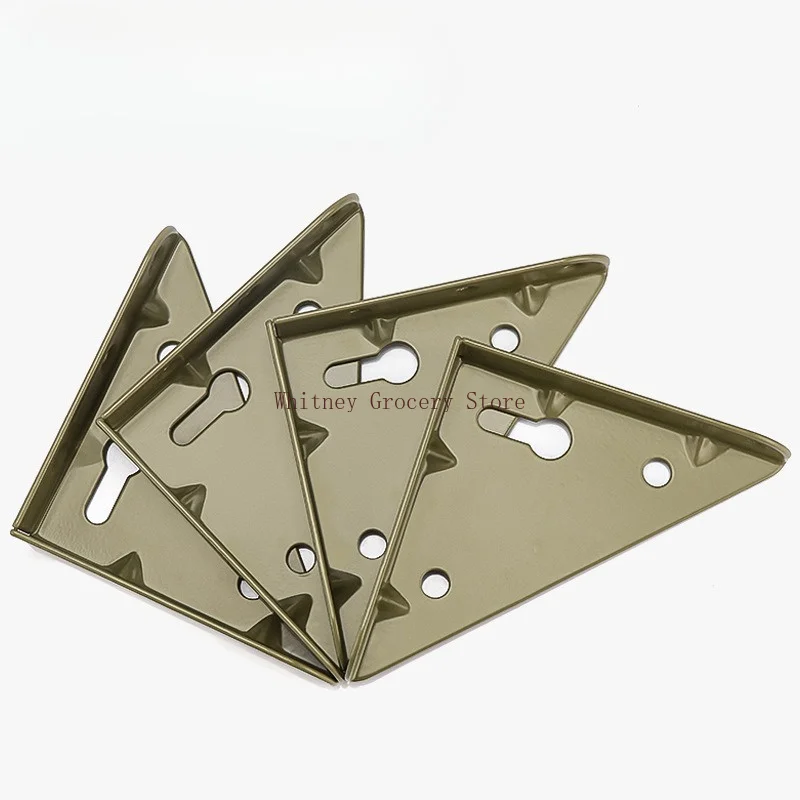 2pcs DIY Plates for Wood Fixing Connector Fixing Brackets Shape Brackets Flat Corner Brace Plates Metal Repair Stainless Steel