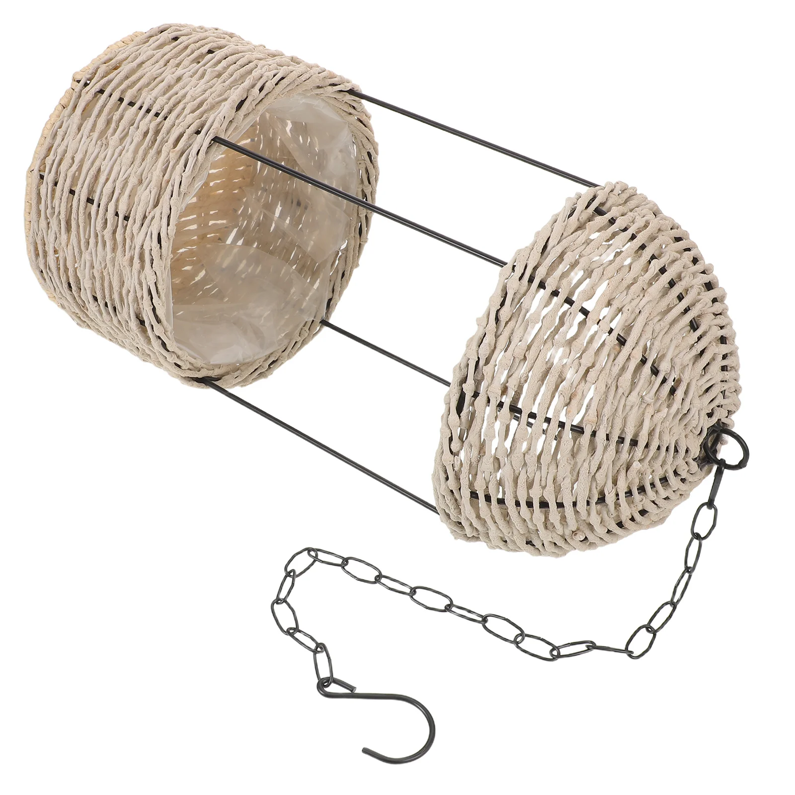 

Hanging Flower Basket Door Baskets for Flowers Front Fake Desktop Decorative Organizing Hand Woven Hand-made Handmade Plant