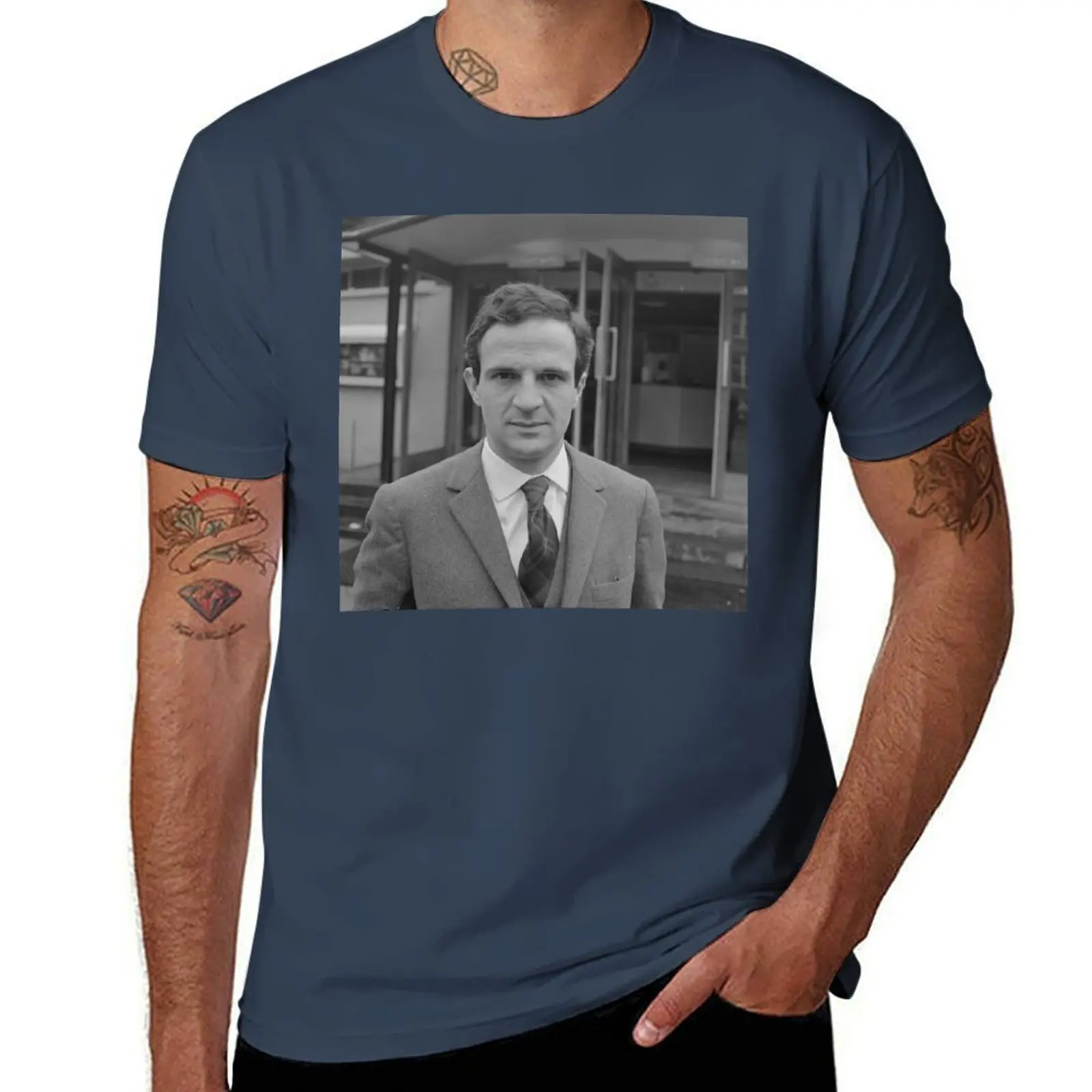 Camiseta Francois Truffaut, camiseta informal con estampado moderno