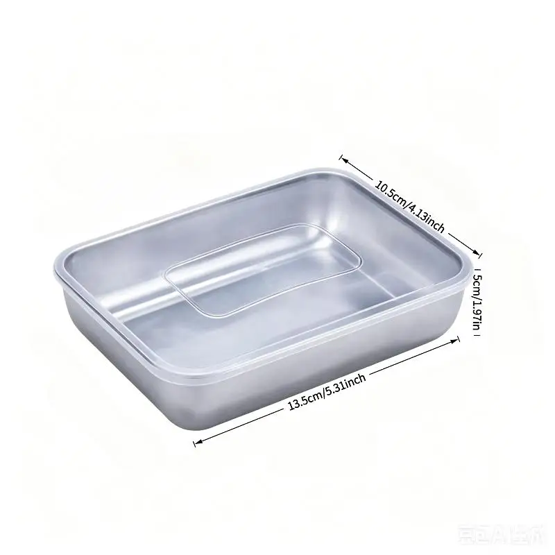 Stainless Steel Food Storage Containers With Lids Lunch Boxes For Kitchen Fridge Travel Kitchen Organizers