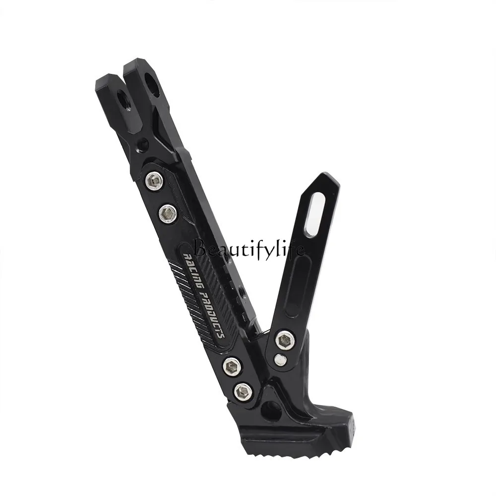 

Motorcycle Foot Brace Adjustable Side Support Modified Unilateral Tripod Aluminum Alloy Side Stand