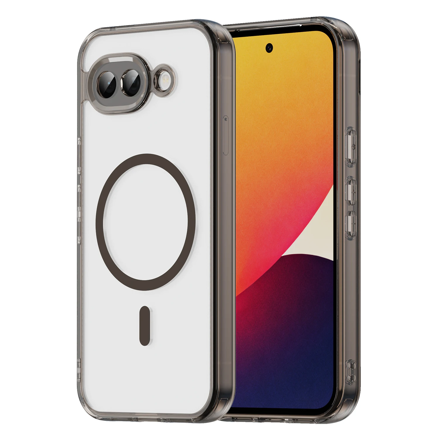 

Прозрачный магнитный чехол-бампер из ТПУ для Google Pixel 10 9 Pro XL 10A 9A, совместимый с беспроводной зарядкой Magsafe, защитный чехол от падений