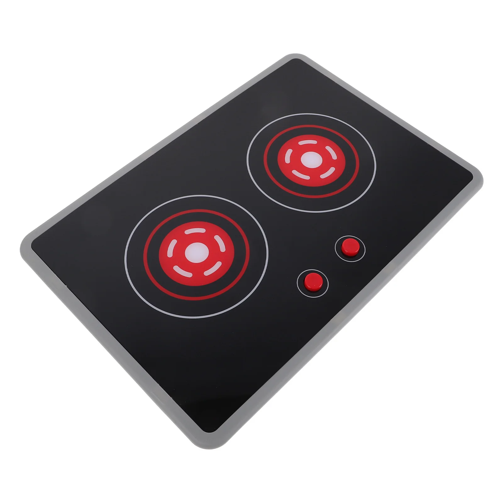 موقد طباخ التعريفي المقلد مع وظيفة الصوت الخفيفة، أجهزة المطبخ التظاهرية للأطفال، لعب الأدوار الإبداعية #4