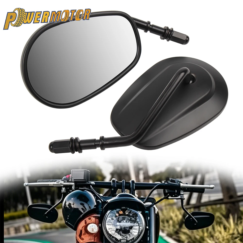 Motorcycle 8mm Rearview Mirror Is Suitable For Honda Harley Series Xl883 1200 Gv300 Cm 500 300 Universal Modified Accessories