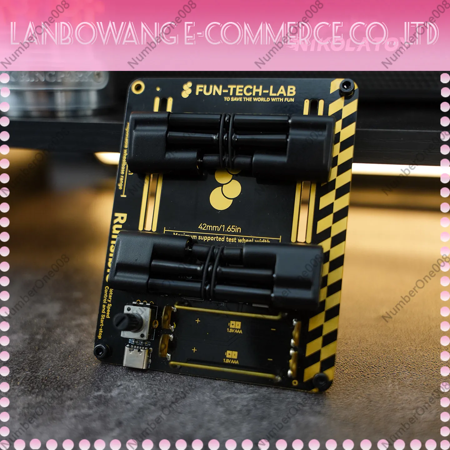 1:64 Scale Mini 4WD Model Car Dynamometer Test Rolling Road Chassis Dyno Display Accessory
