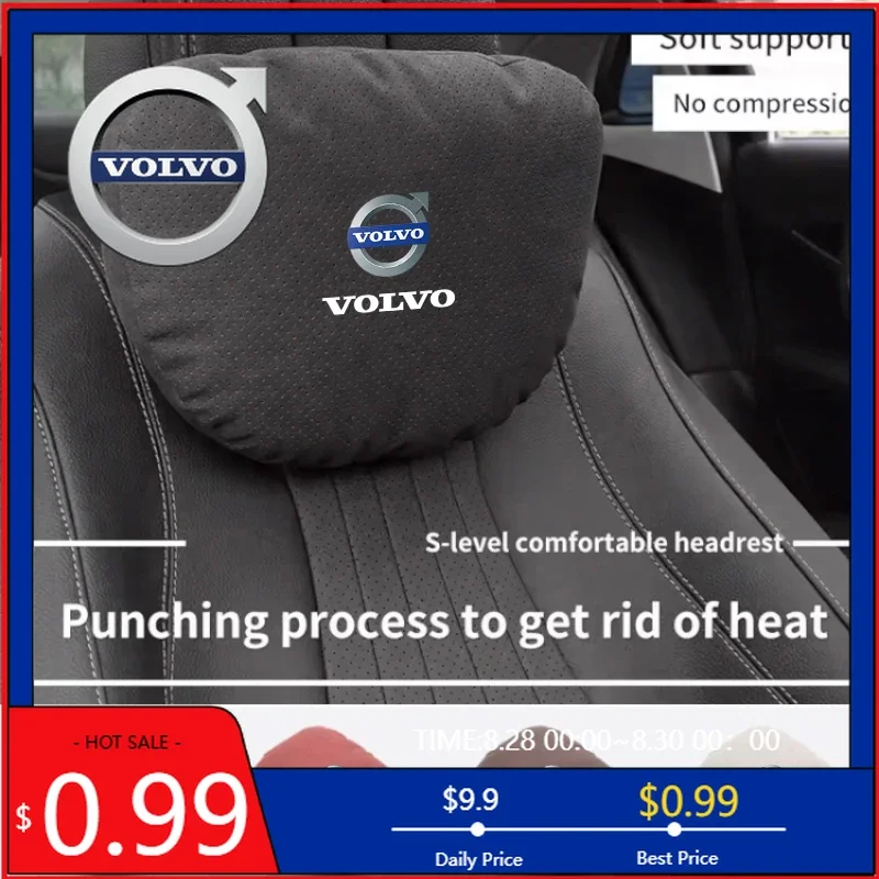 

Universal Bracket Car Headrest Comfort Adjustable Breathable Pillow Protector Neck For Volvo XC90 XC60 V50 S60 V70 V60 V40 S90 o