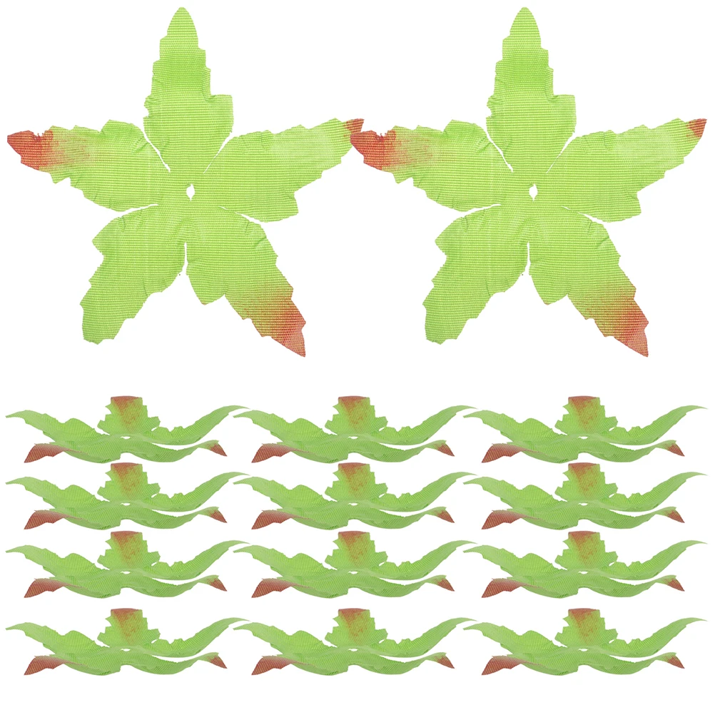 100 pçs rosa flor calalyxes tecido verde seals para diy flores artificiais fazendo flores falsas calalyxes receptáculos artesanato suprimentos