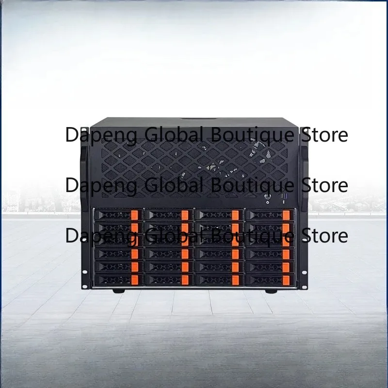 Rack-mounted storage server with EATX main board