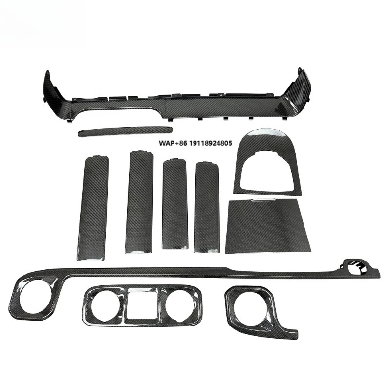 Dry Carbon Fiber Auto Parts Interiors Kit ( (Replacement) for G-Class W464 G500 G63 2019-2024 Car Accessories