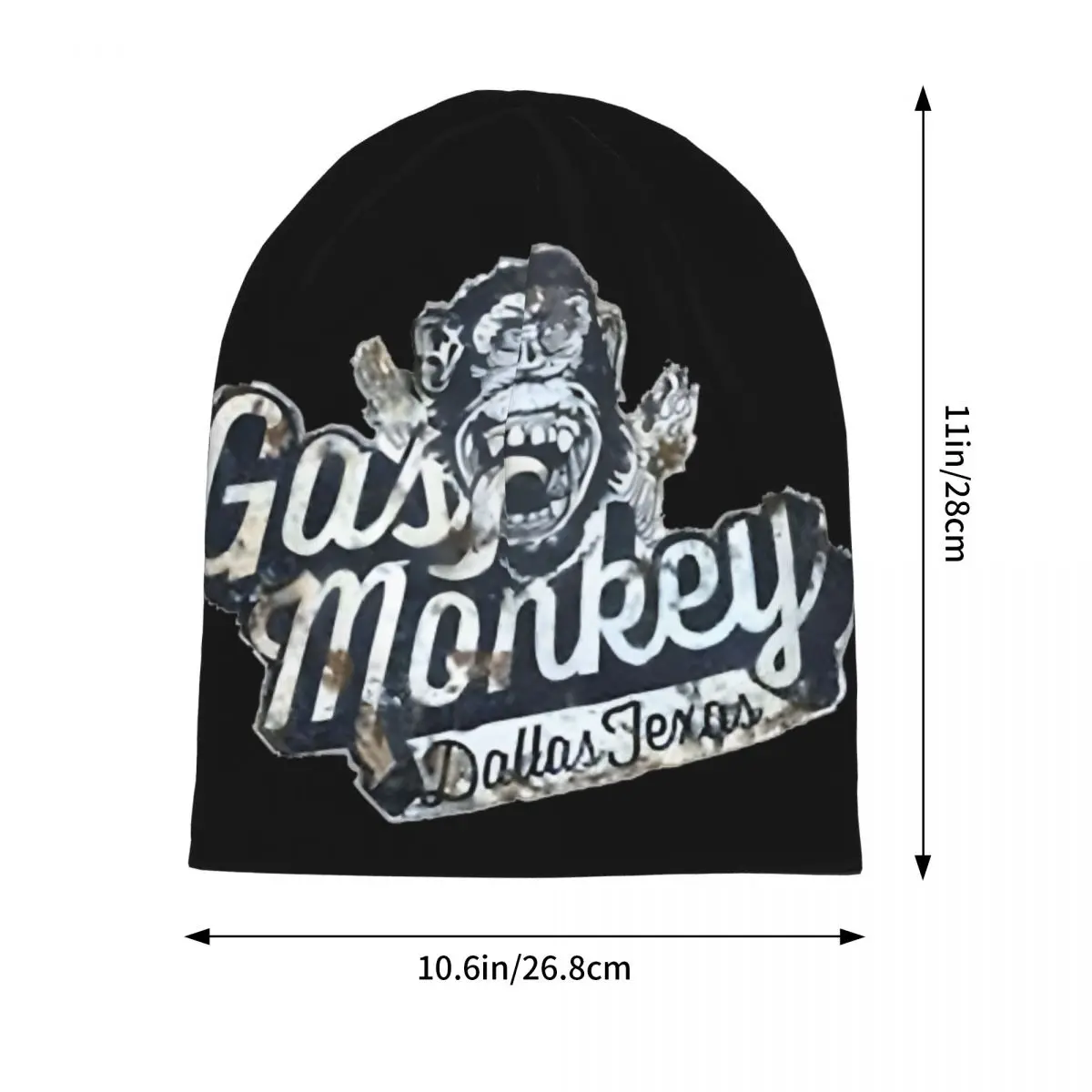 Bonnet Hats Gas Monkey Men Women\'s Thin Hat Gas Monkey Autumn Spring Warm Cap Hip Hop Skullies Beanies Caps